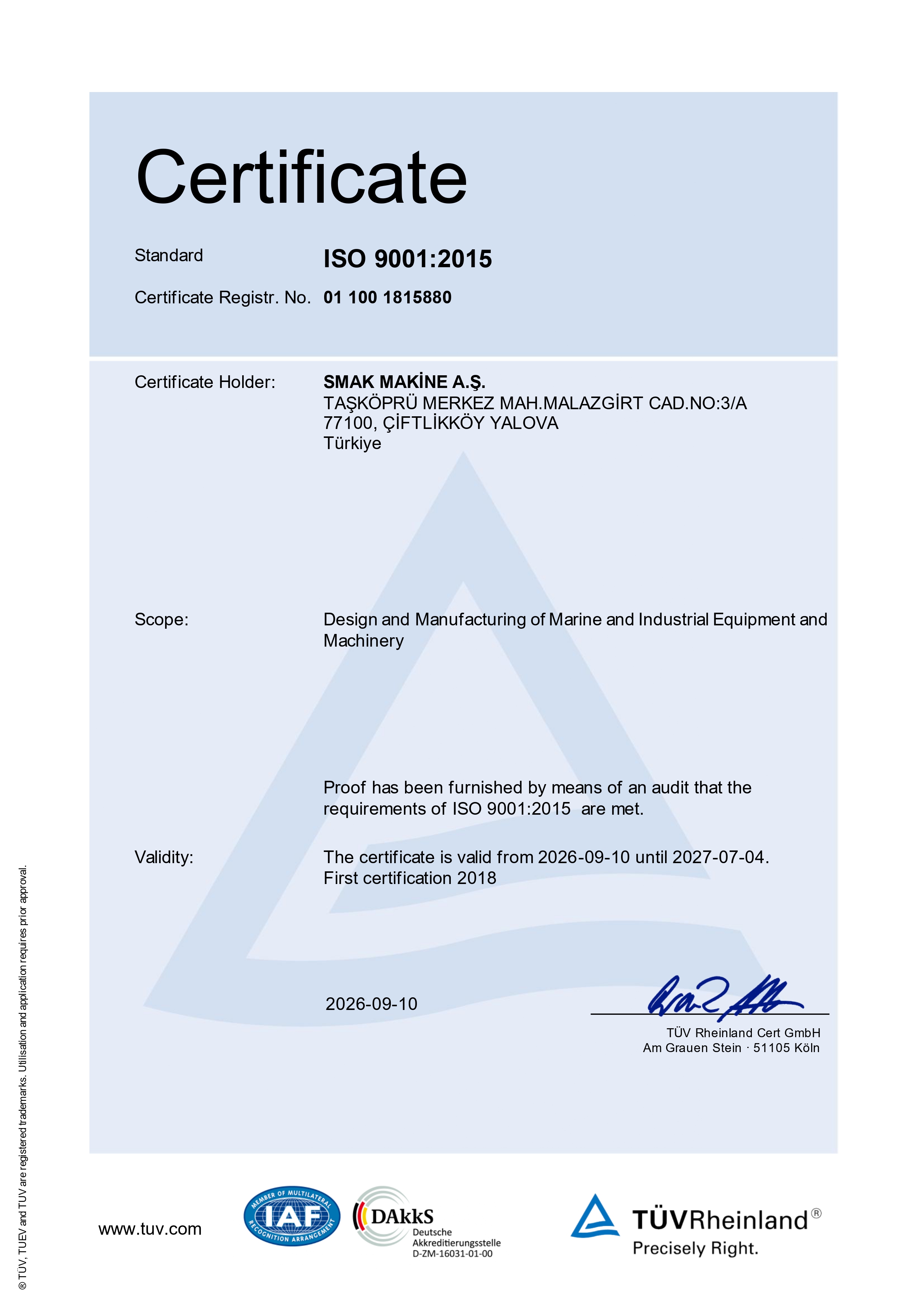 ISO 9001:2015 English